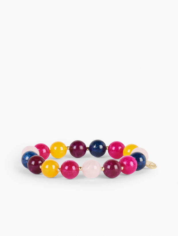 Semi Beads Stretch Bracelet