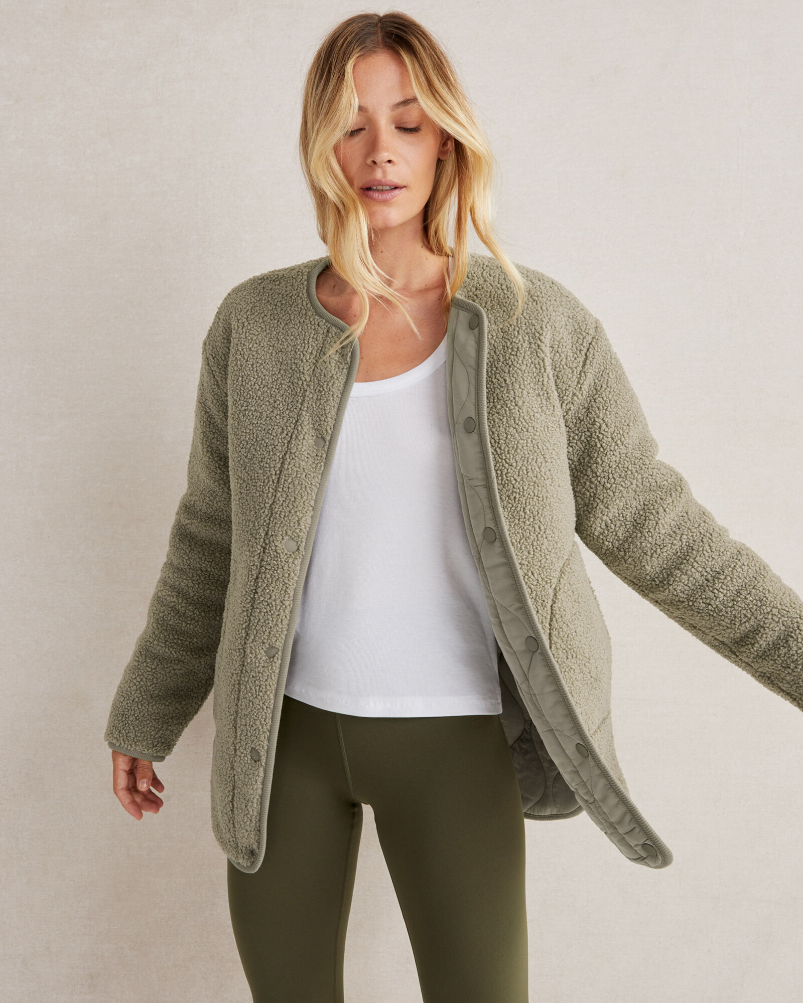 Reversible Sherpa Cardigan | Haven Well Within