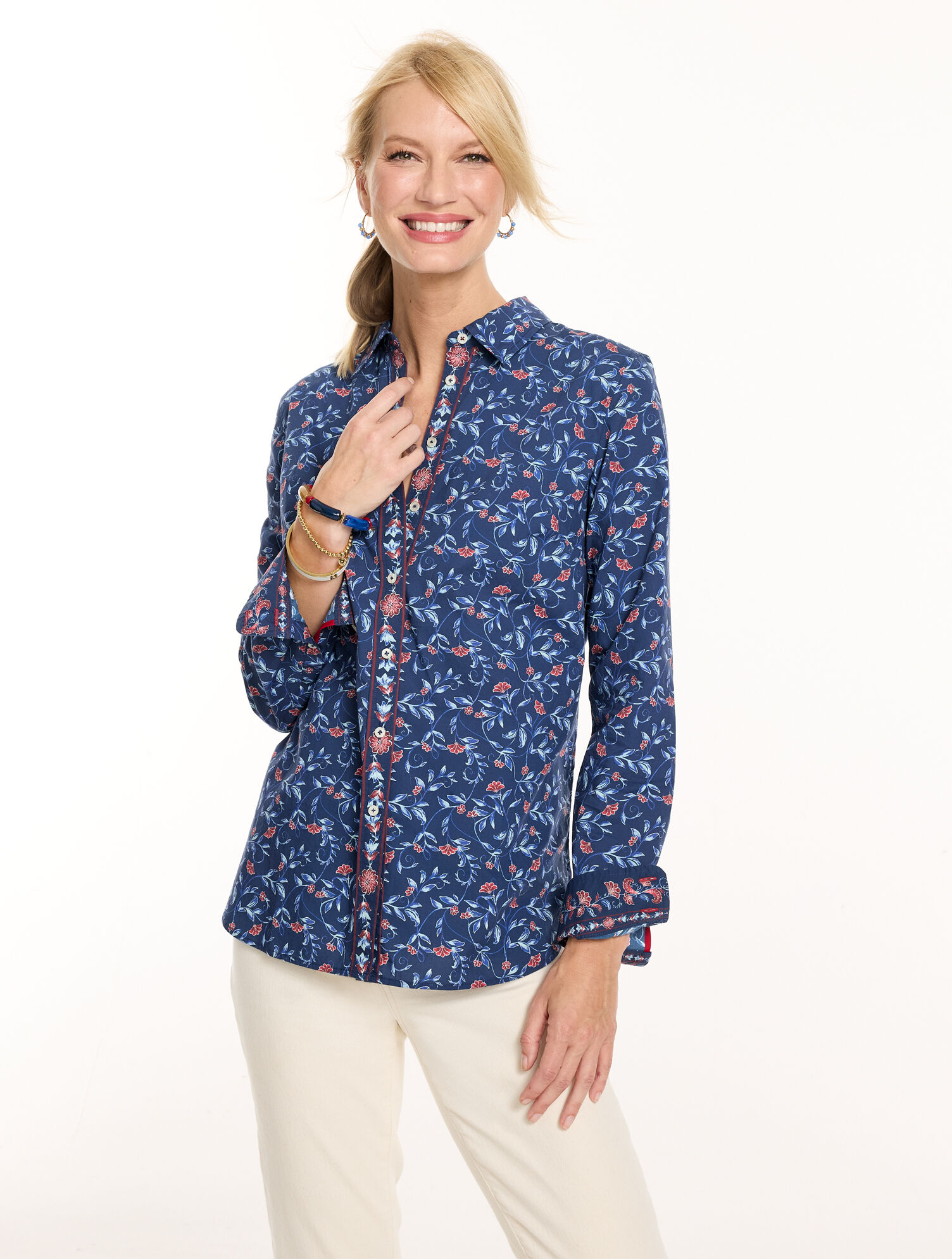 Modern Classic Shirt - Enchanting Floral