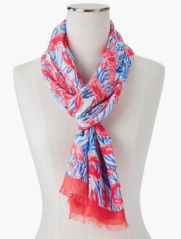 Lobster-Print Scarf
