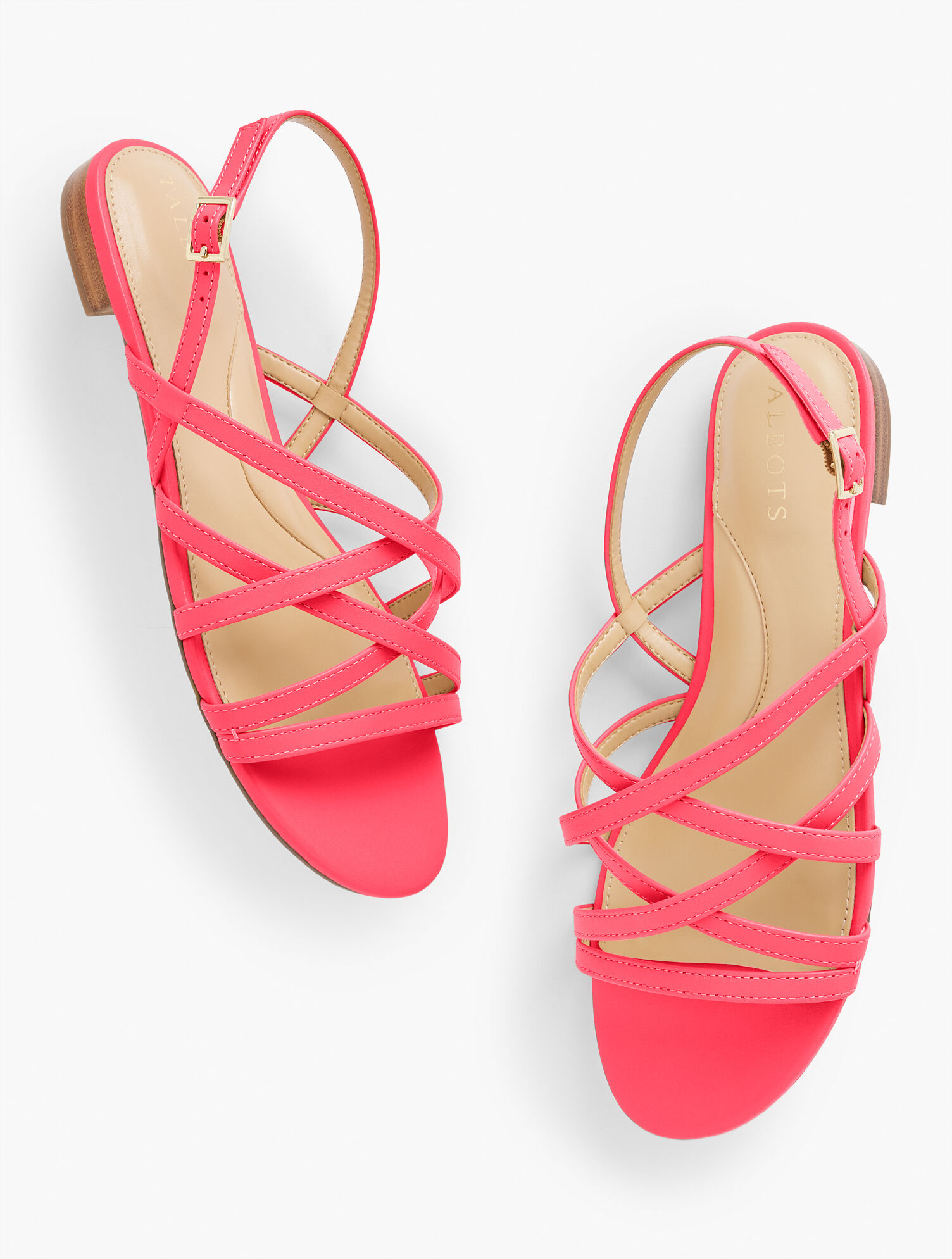 Aria Strap Soft Nappa Flats | Talbots