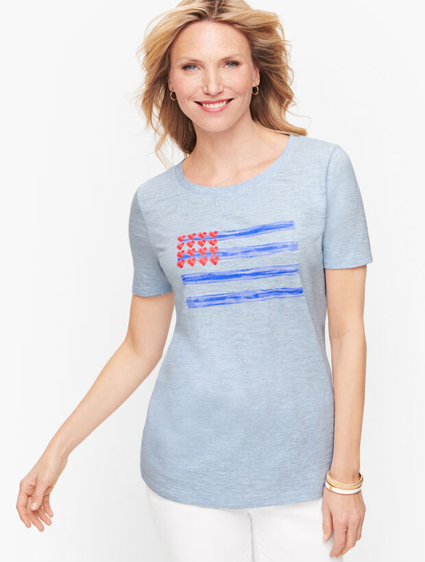 Heart Spangled Banner Tee