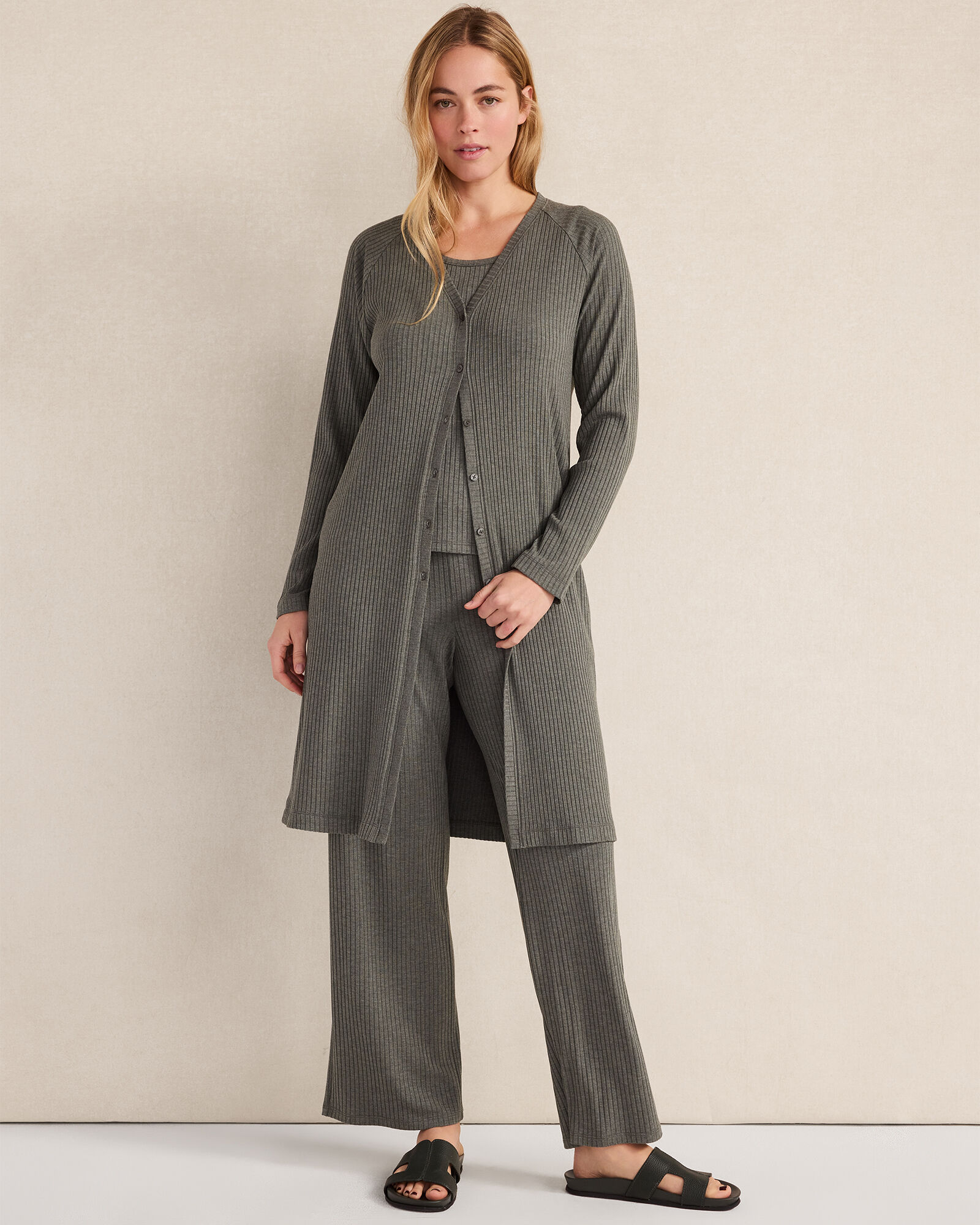 Resti Drapey Rib Knit Duster