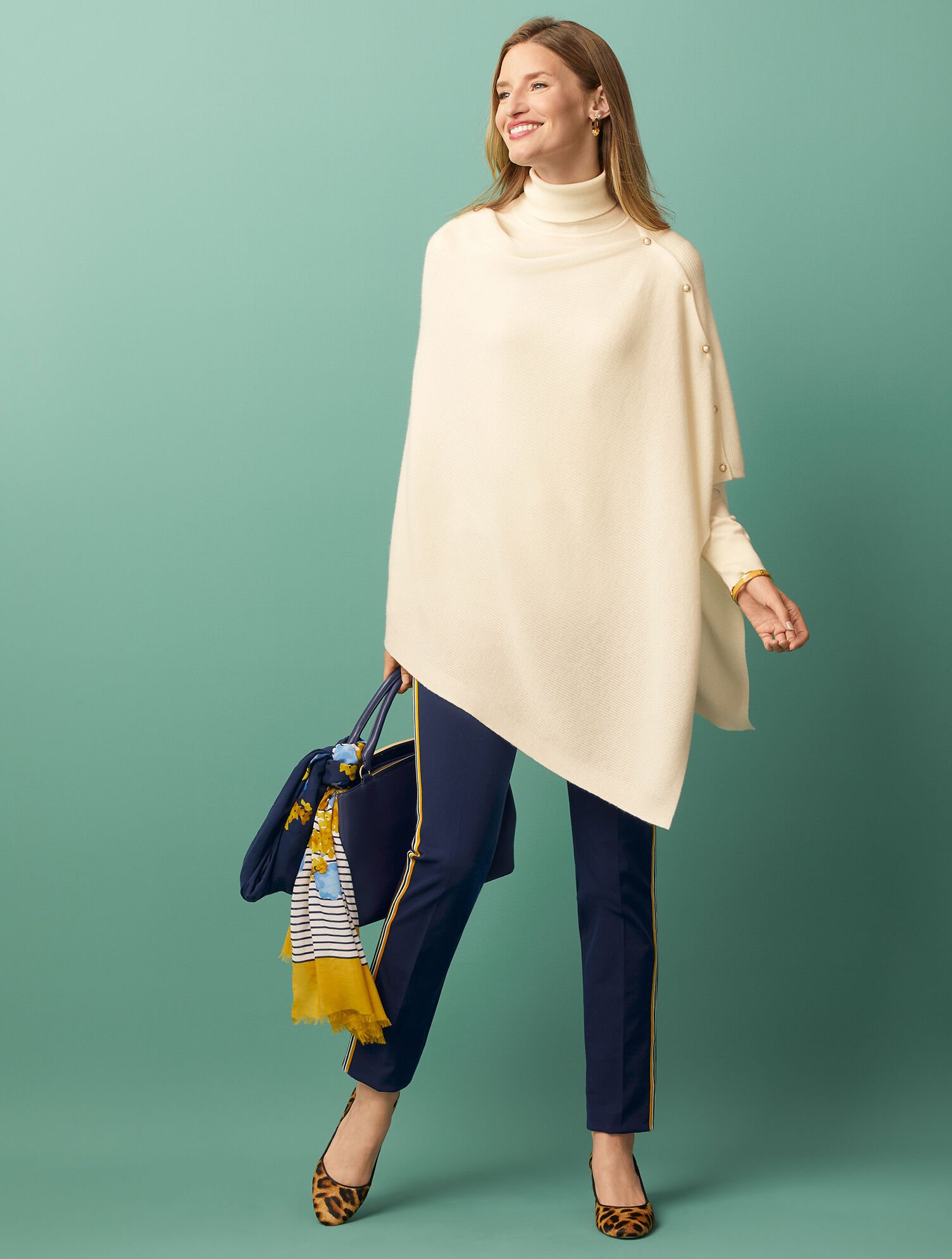 Pure Cashmere Poncho