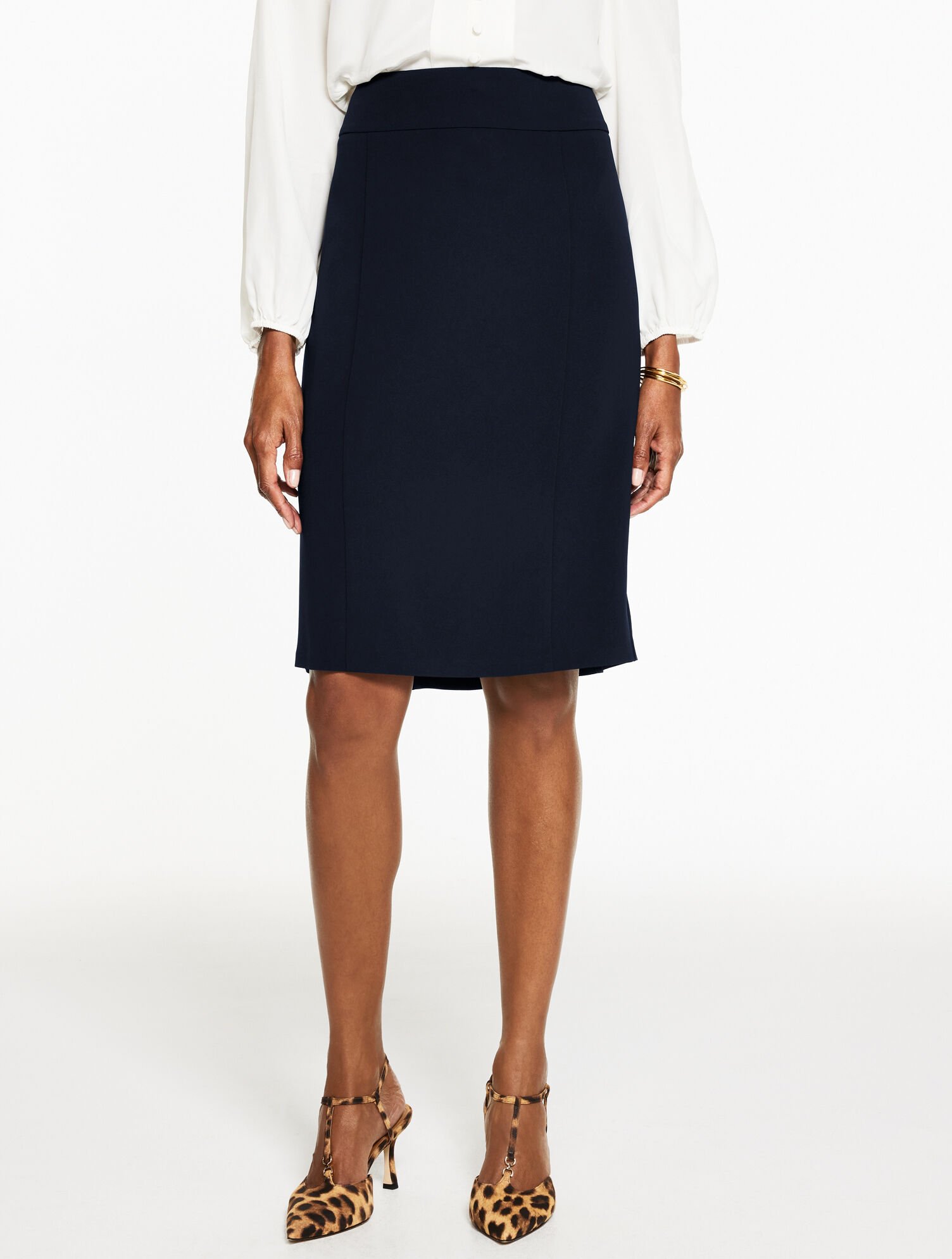 Easy Travel Pencil Skirt Talbots