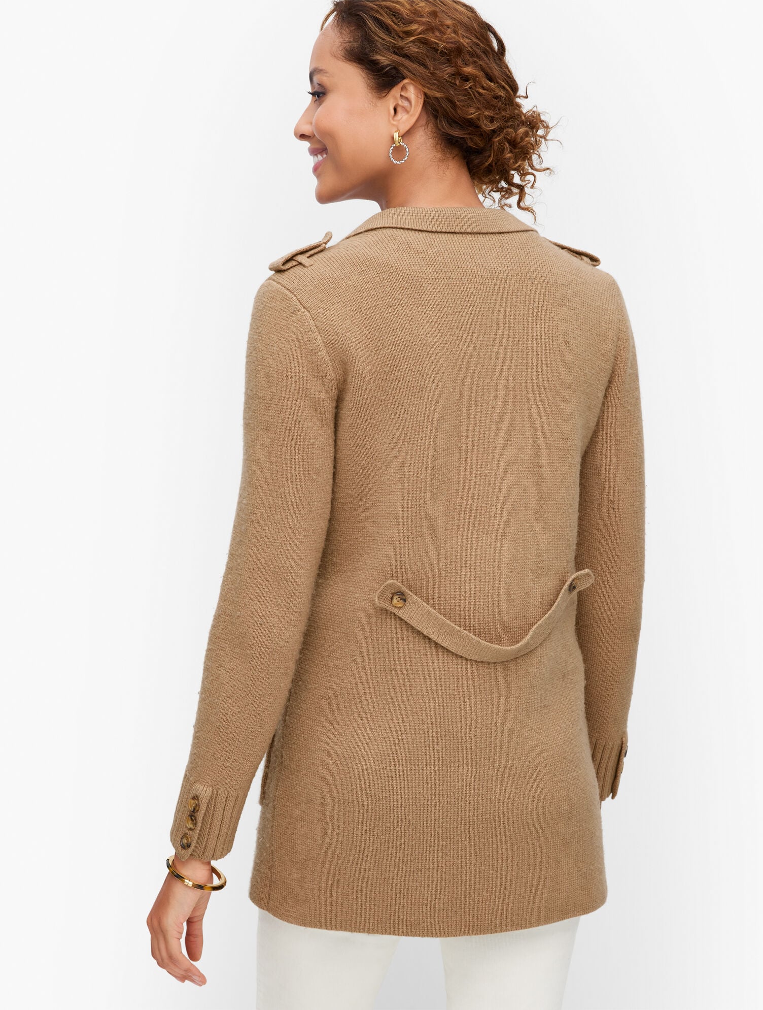 Notch Collar Cardigan