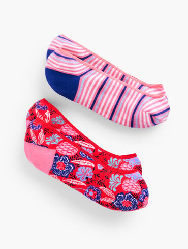 Floral Paradise 2-Pack No Show Socks