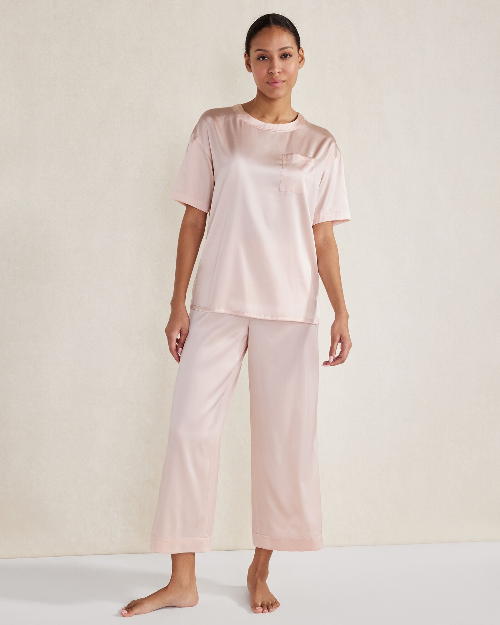 Silk Ladies Night Dress Pants And Top International Concepts Women's  Stretch Satin Lace-Trim Top