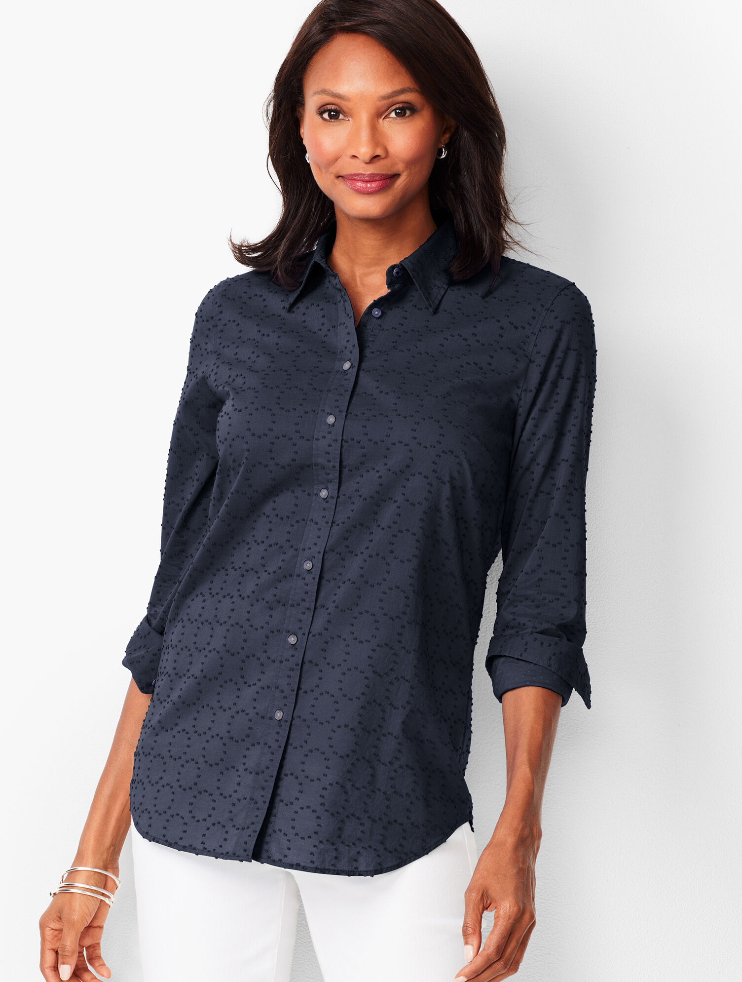 talbots classic cotton shirt