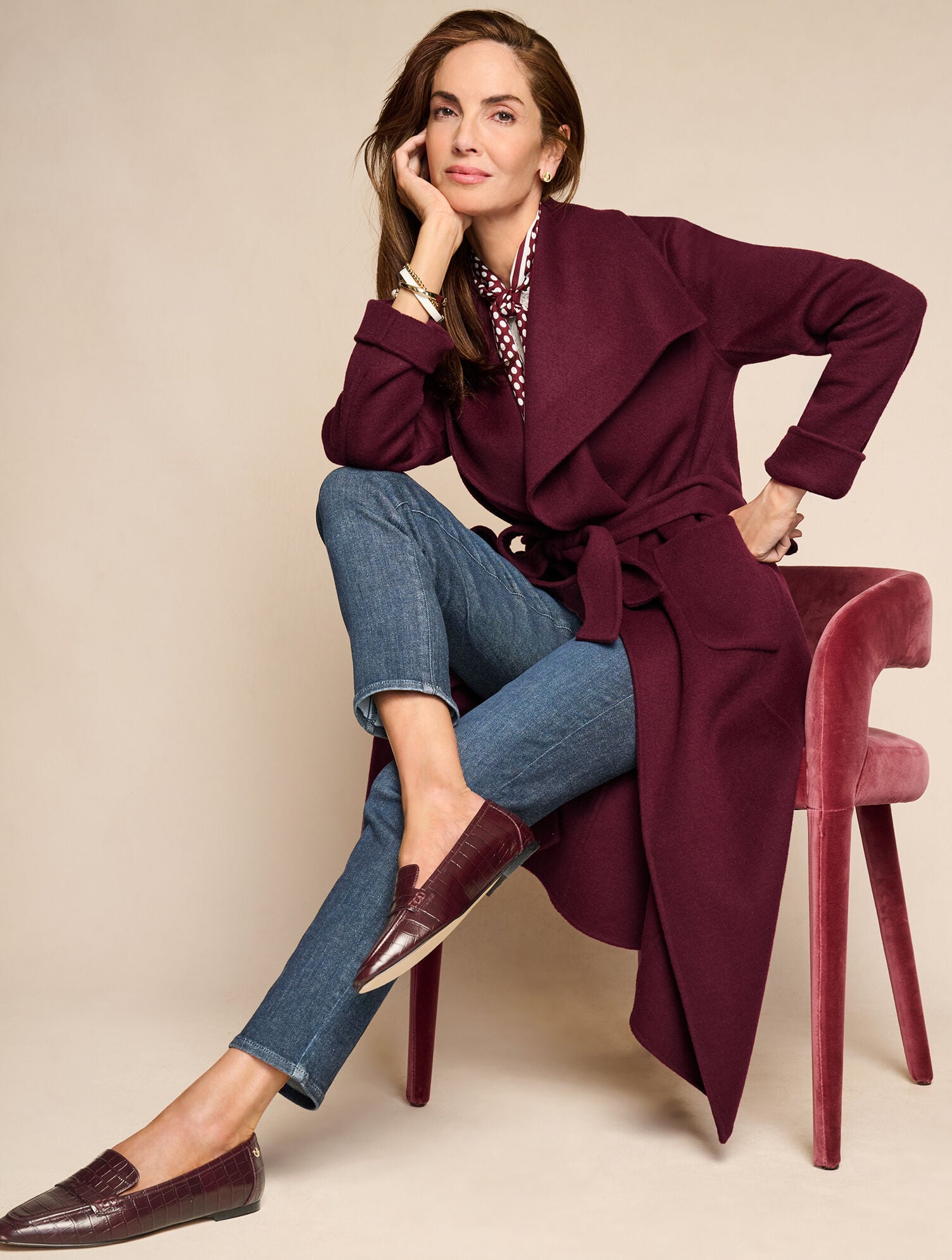 Double Face Belted Coat