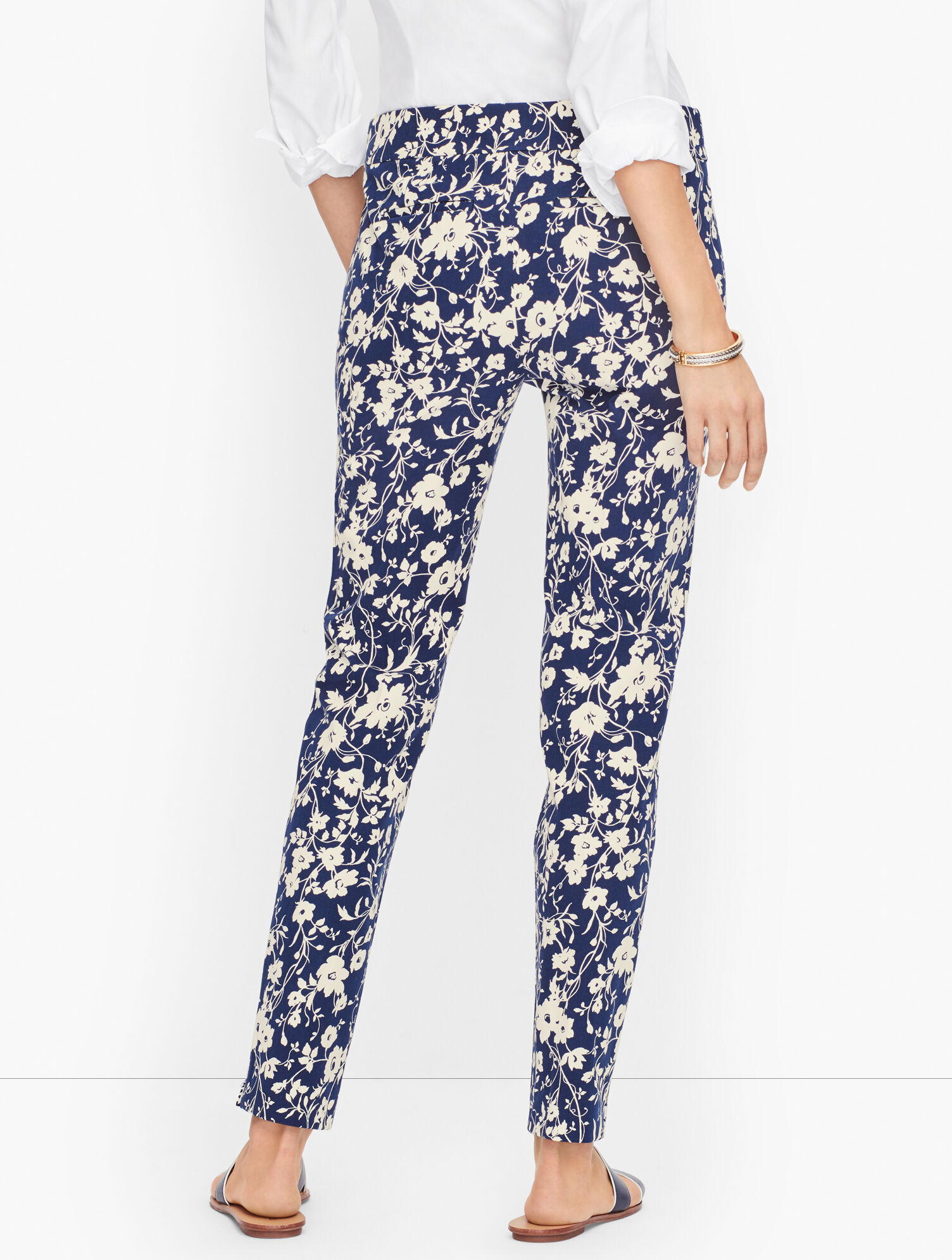 Talbots Chatham Ankle Pants - Floral | Talbots