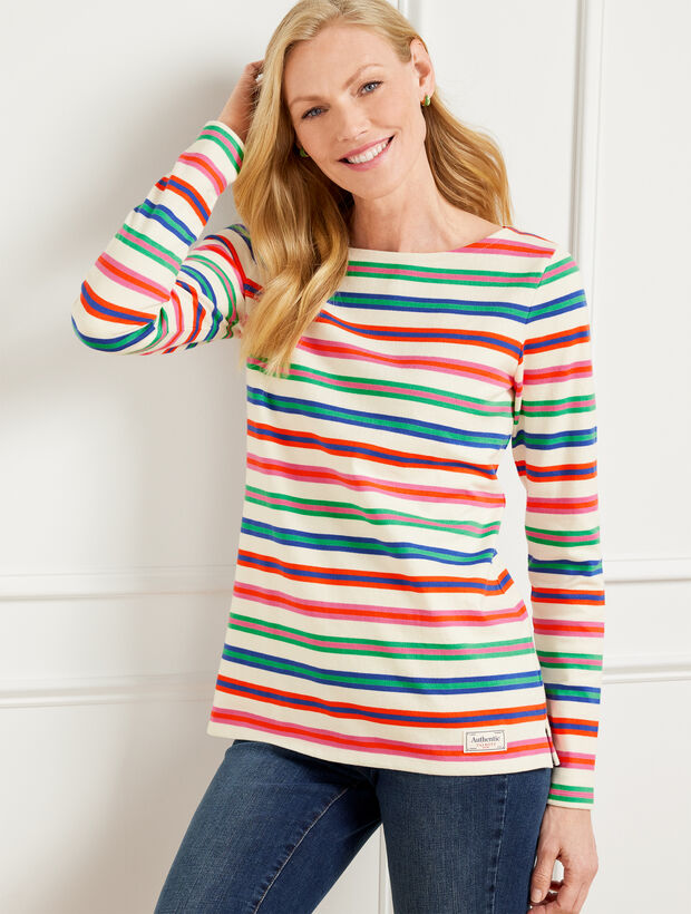 Authentic Talbots Tee - Tulip Stripe