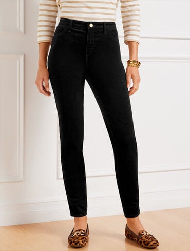 Stretch Corduroy Leggings - Solids