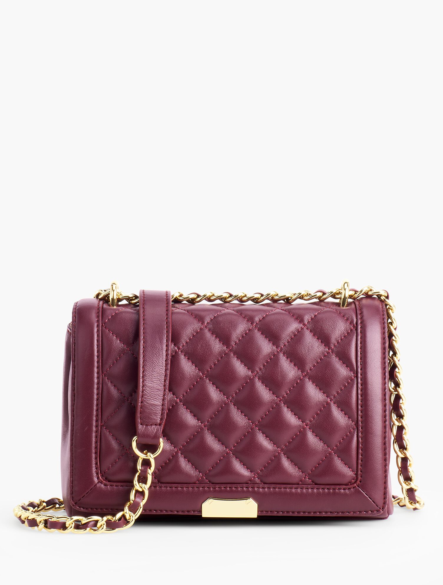 Quilted Chain-Strap Handbag | Talbots display picture 1