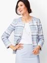 Stripe Biscay Open-Front Jacket