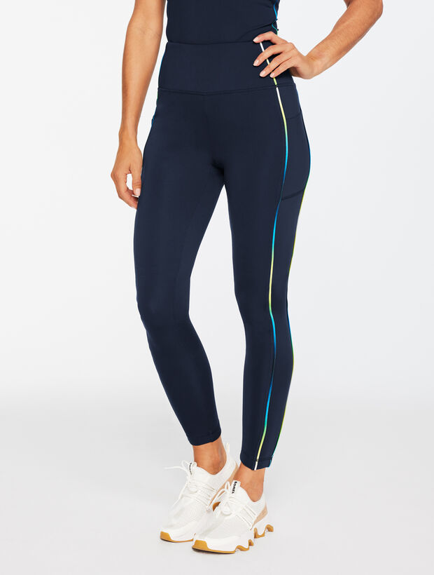 Sport Fleeceback Leggings - Ombr&eacute; Piped