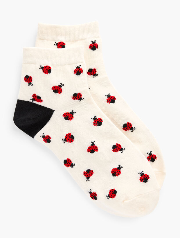 Ladybug Crew Socks
