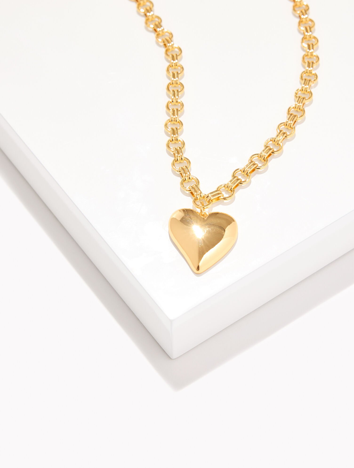 Soft Heart Pendant Necklace