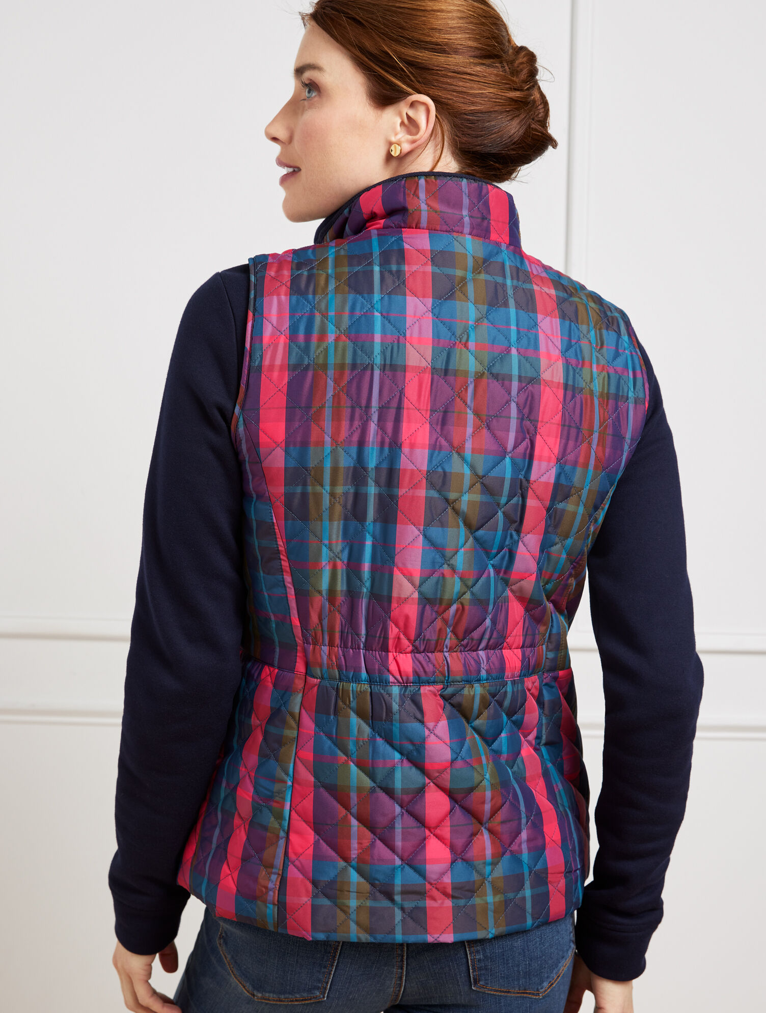 Quilted Vest - Plaid
