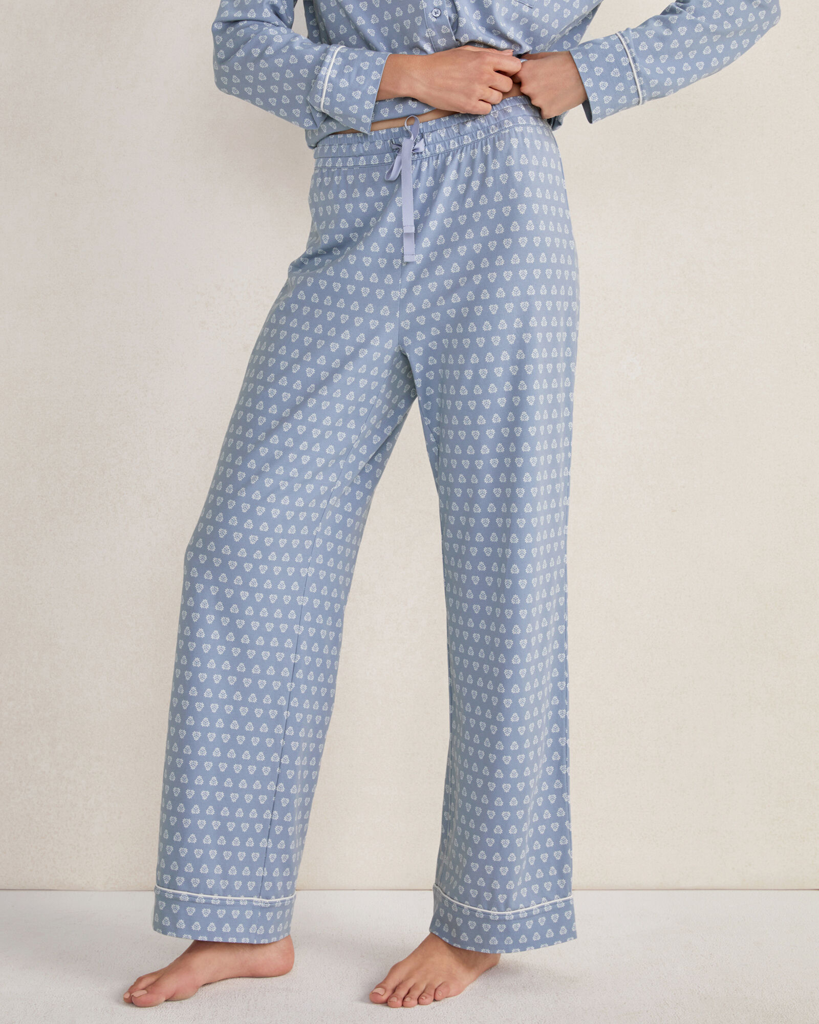 Organic Cotton Jersey Foulard Sleep Set