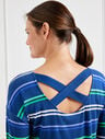 Cross Back Tunic - Multi Stripe