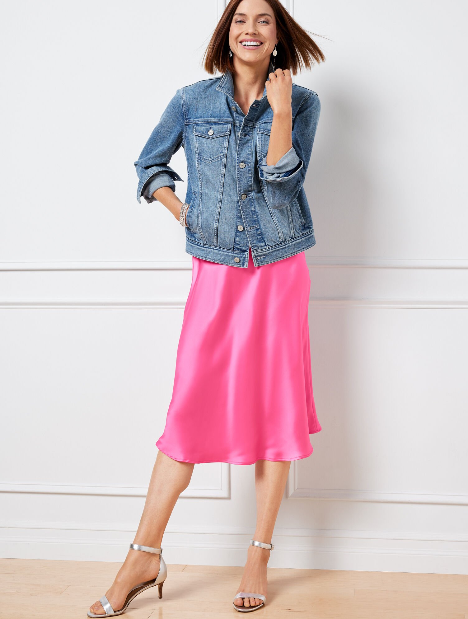 スーツ・フォーマル・ドレス marge silk organdy wrap skirt marge silk organdy wrap skirt