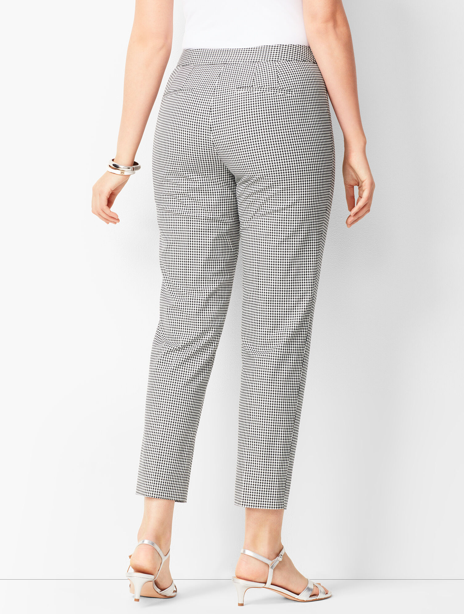 Tailored Gingham Crops - Curvy Fit