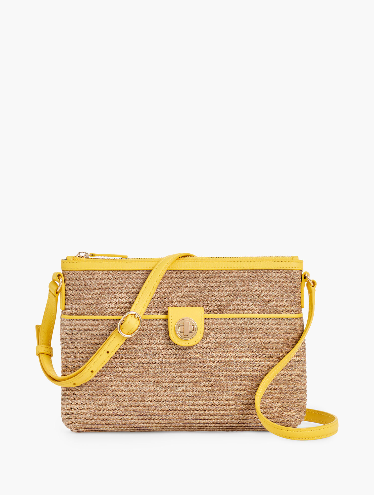 Straw Crossbody Bag