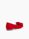 Edison Wrapped Bow Flats - Suede
