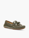 Taylor Laced Driving Moccasins - Embossed
