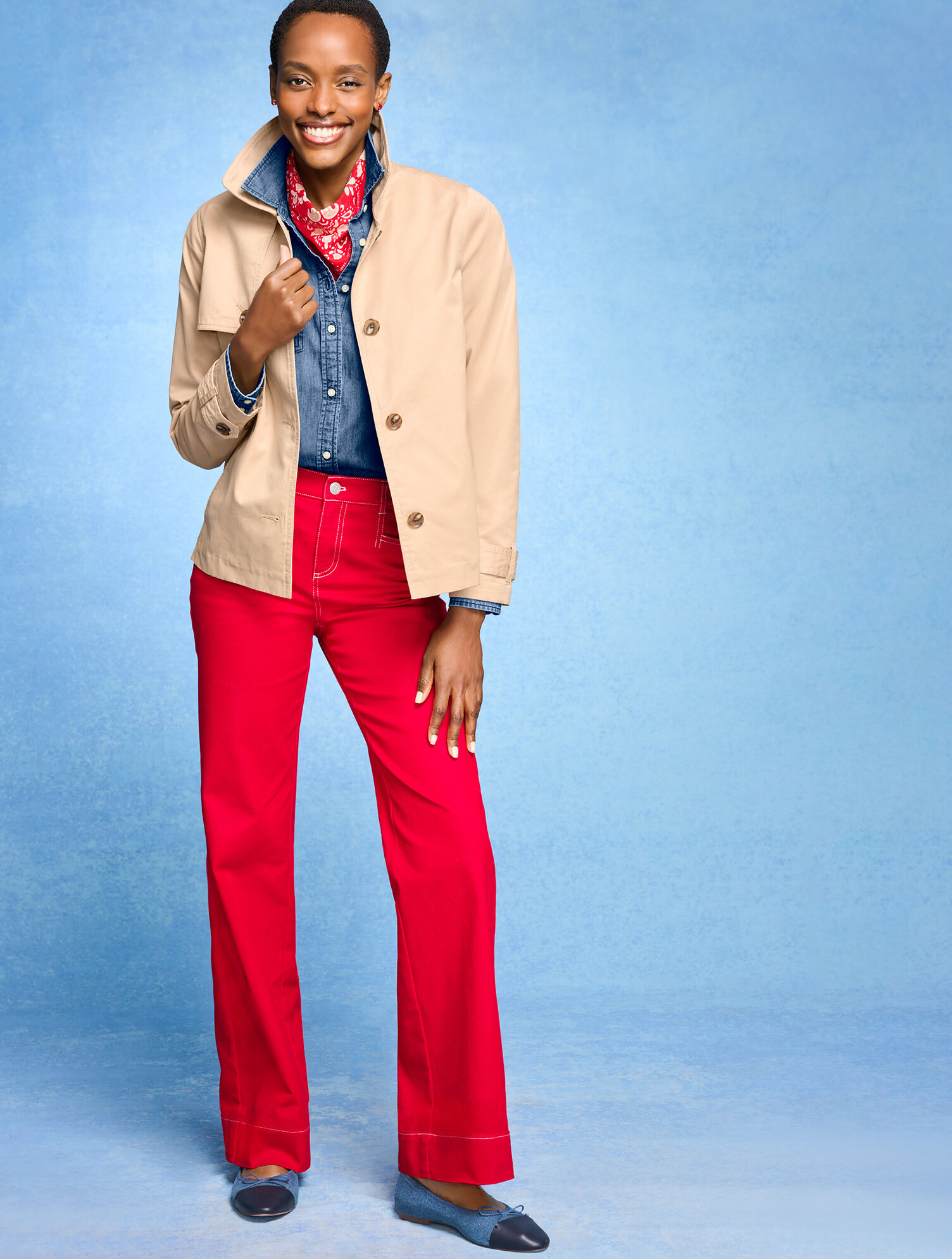 Fresh Poplin Trench Coat | Talbots