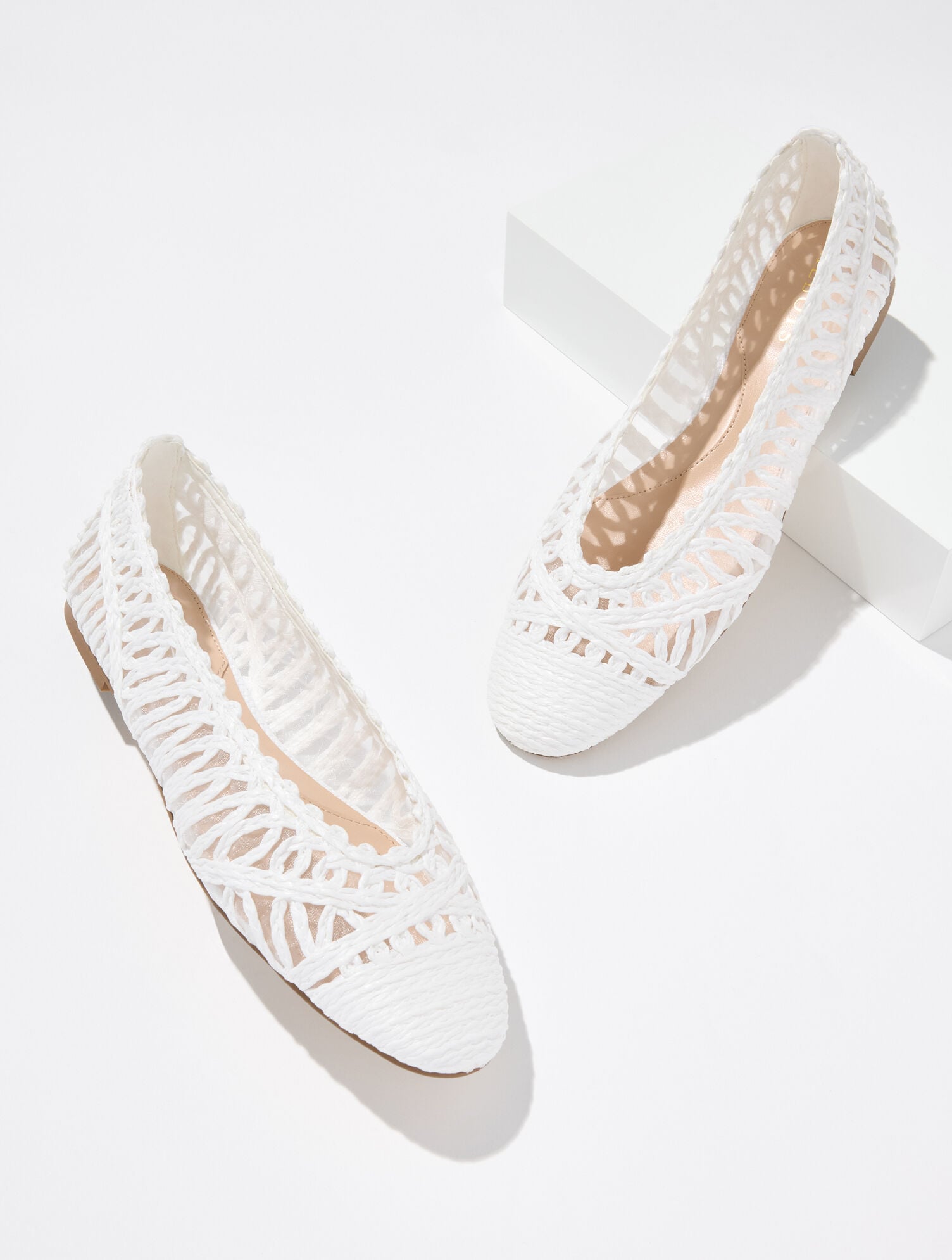 Tana Woven Cord Raffia Ballet Flats