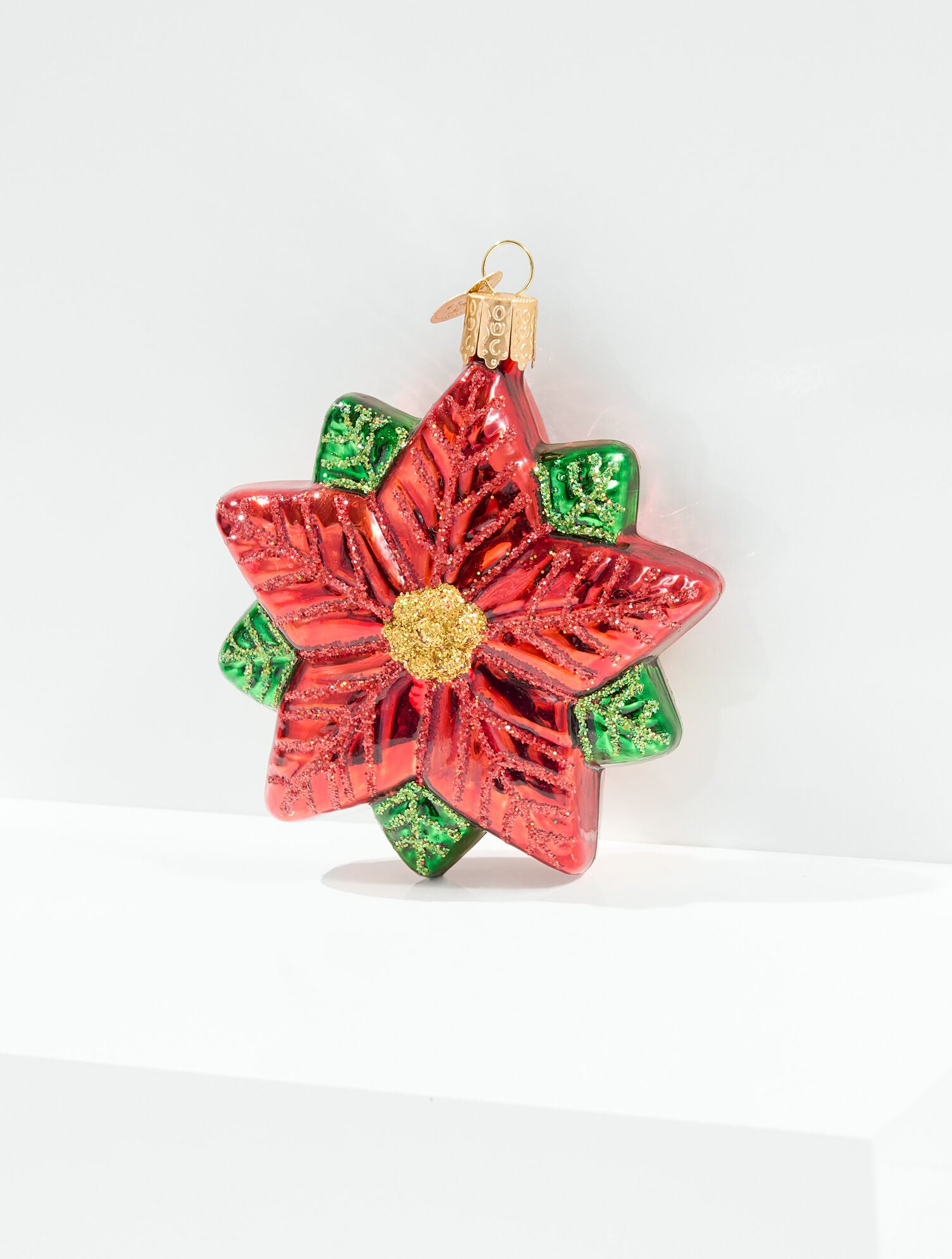 Old World Christmas Poinsettia Star Ornament