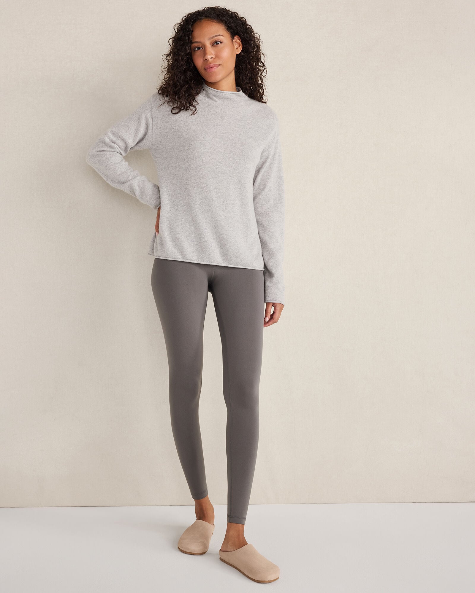 Cashmere Mockneck Sweater