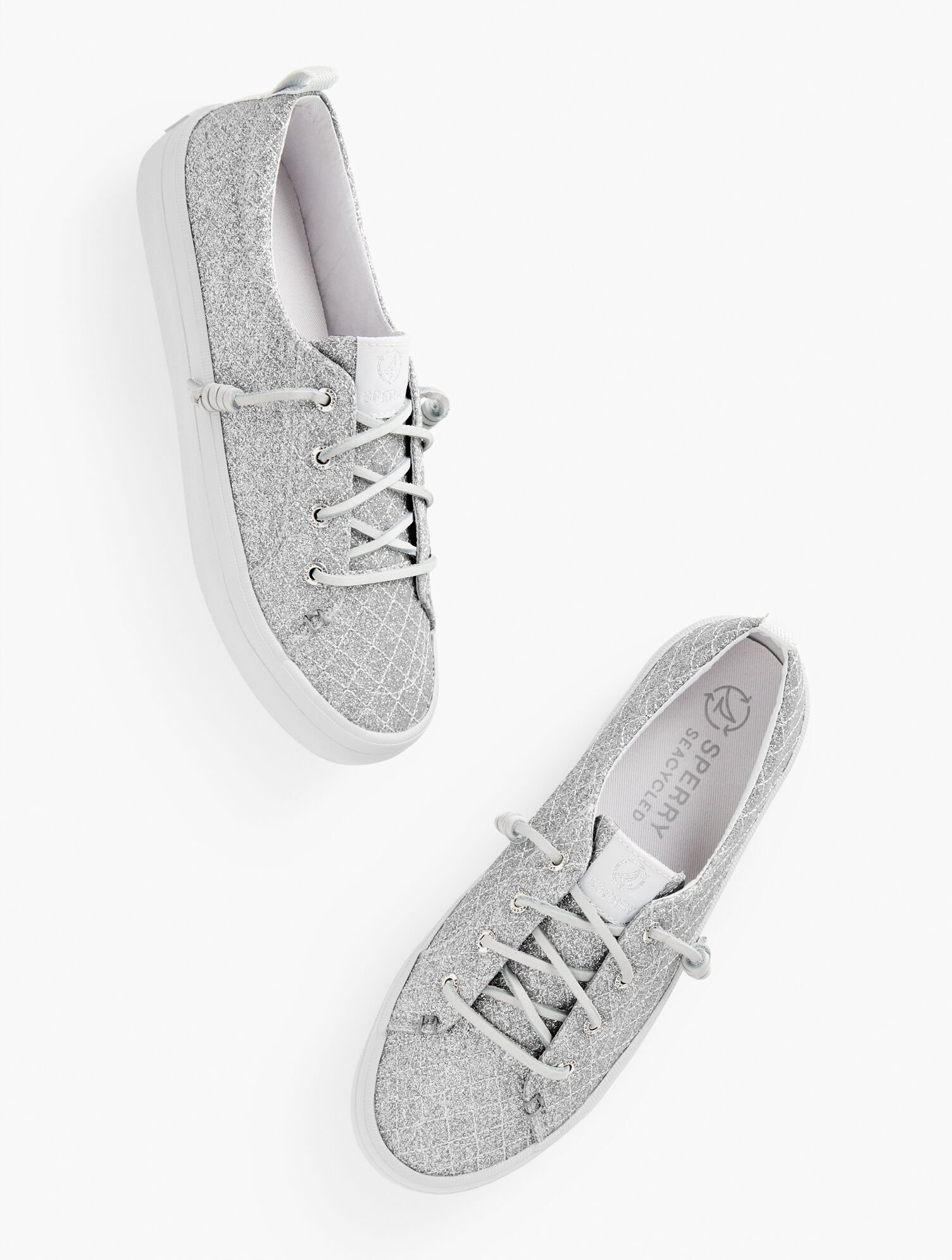 Sperry® Crest Vibe Sneakers - Shimmer | Talbots, image size:1504x1989