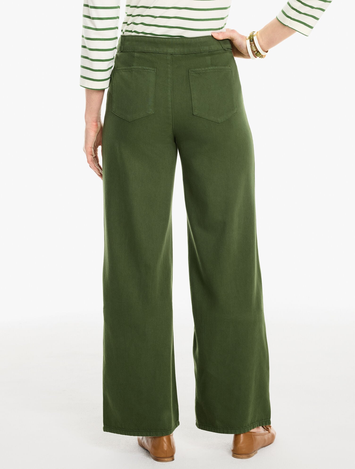 Supersoft Relaxed Trouser Jeans - Deep Forest | Talbots
