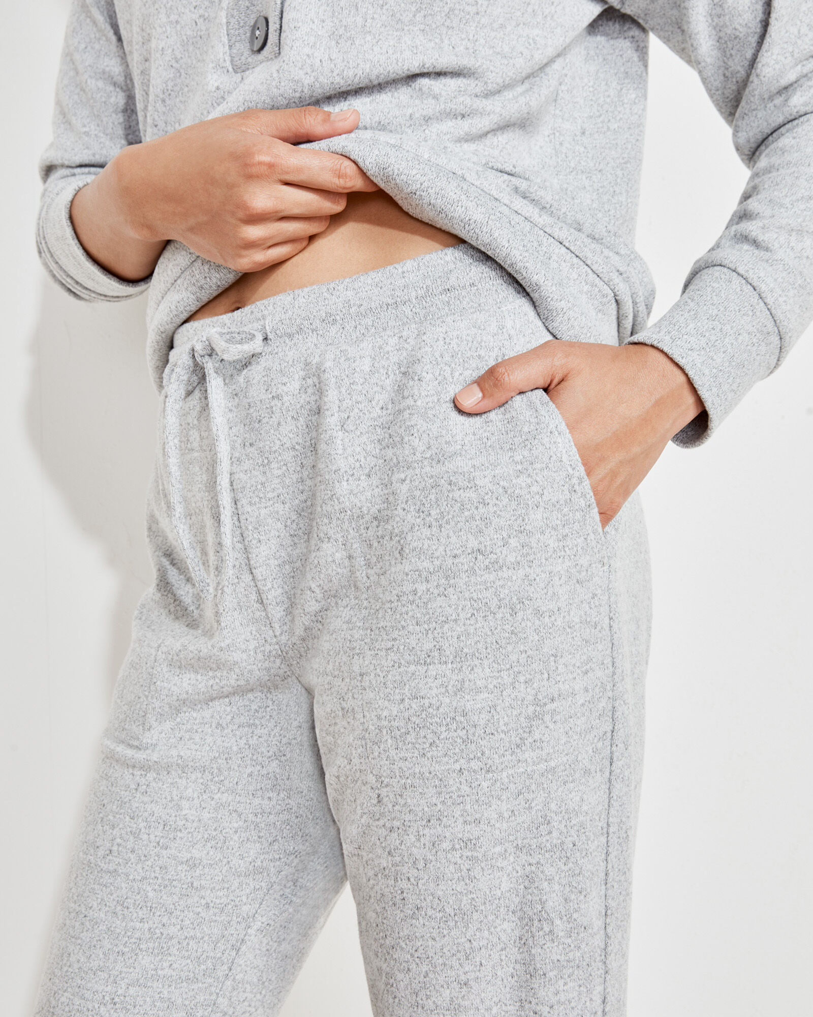 Marled Knit Joggers
