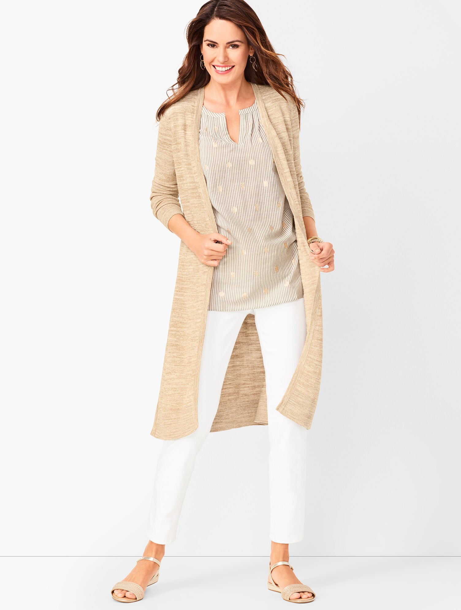 Lightweight Duster - Marled | Talbots