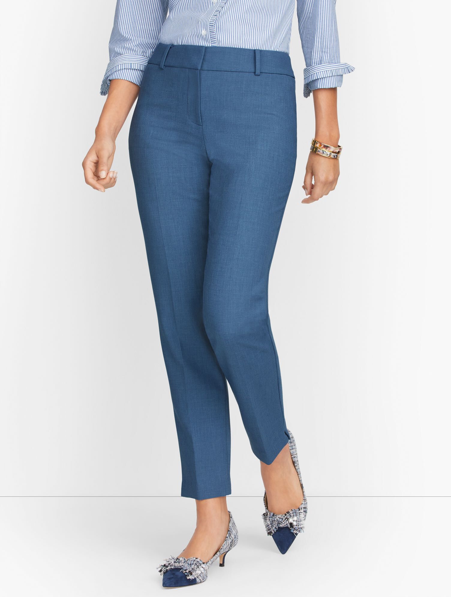 Talbots Hampshire Ankle Pants - Heather