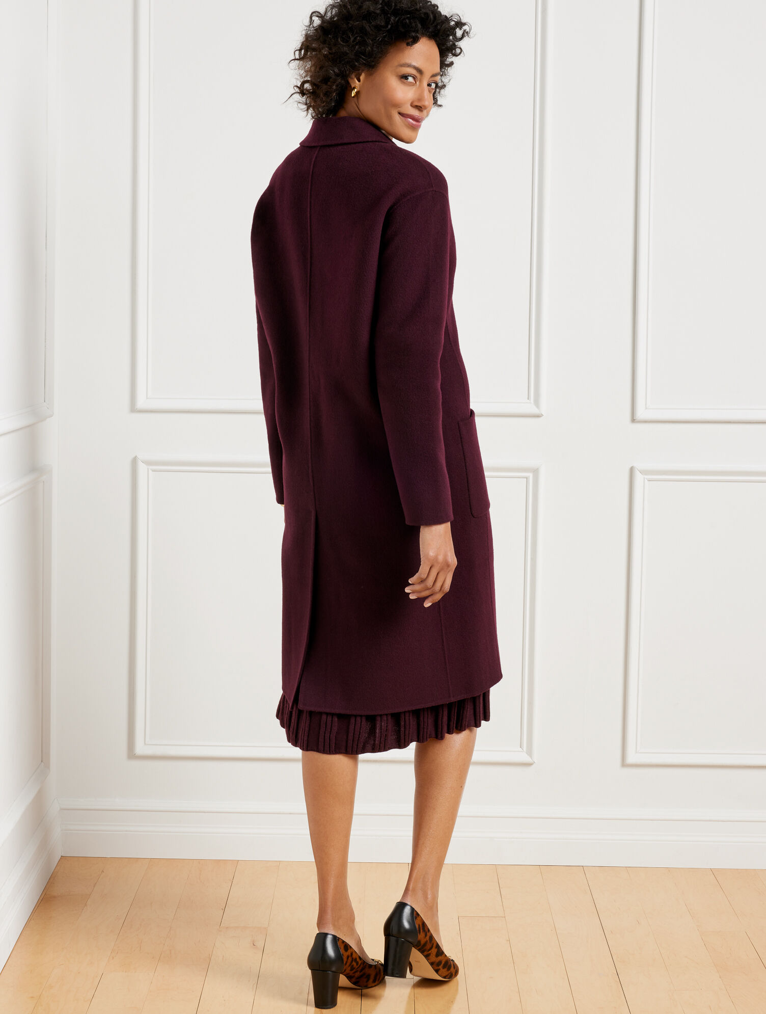 Double Face Wool Blend Duster