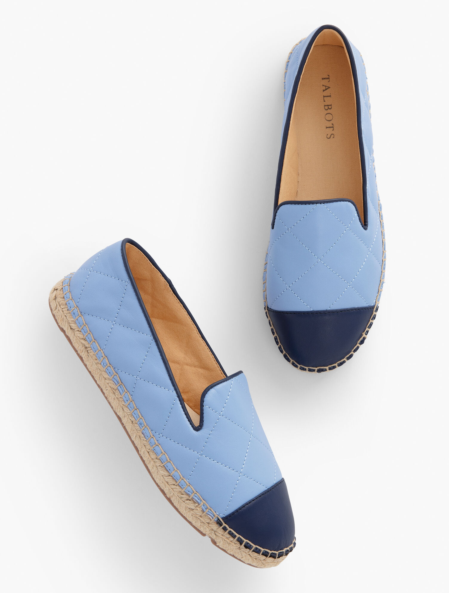 Izzy Quilted Nappa Espadrilles | Talbots