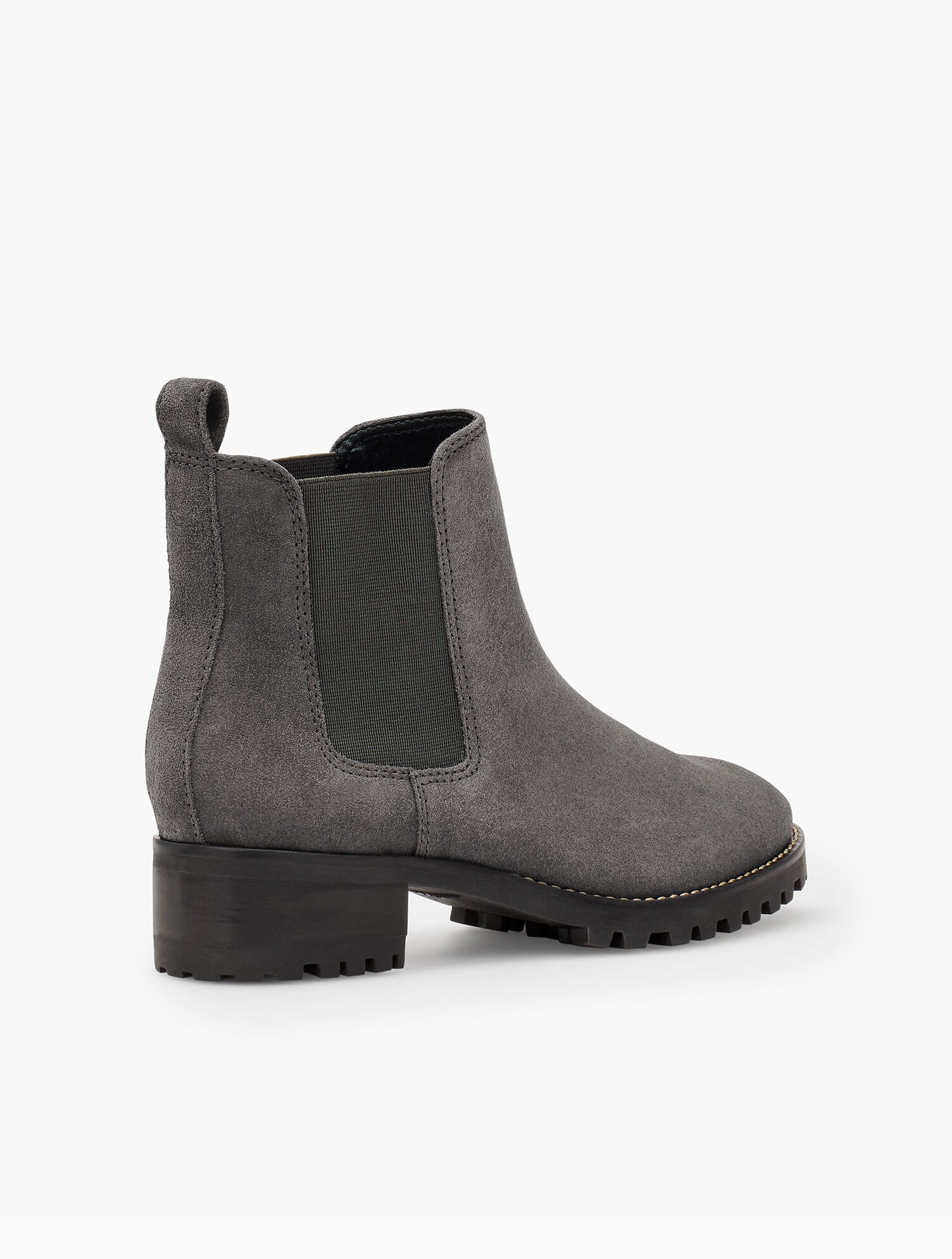Chelsea Pull-On Booties - Suede