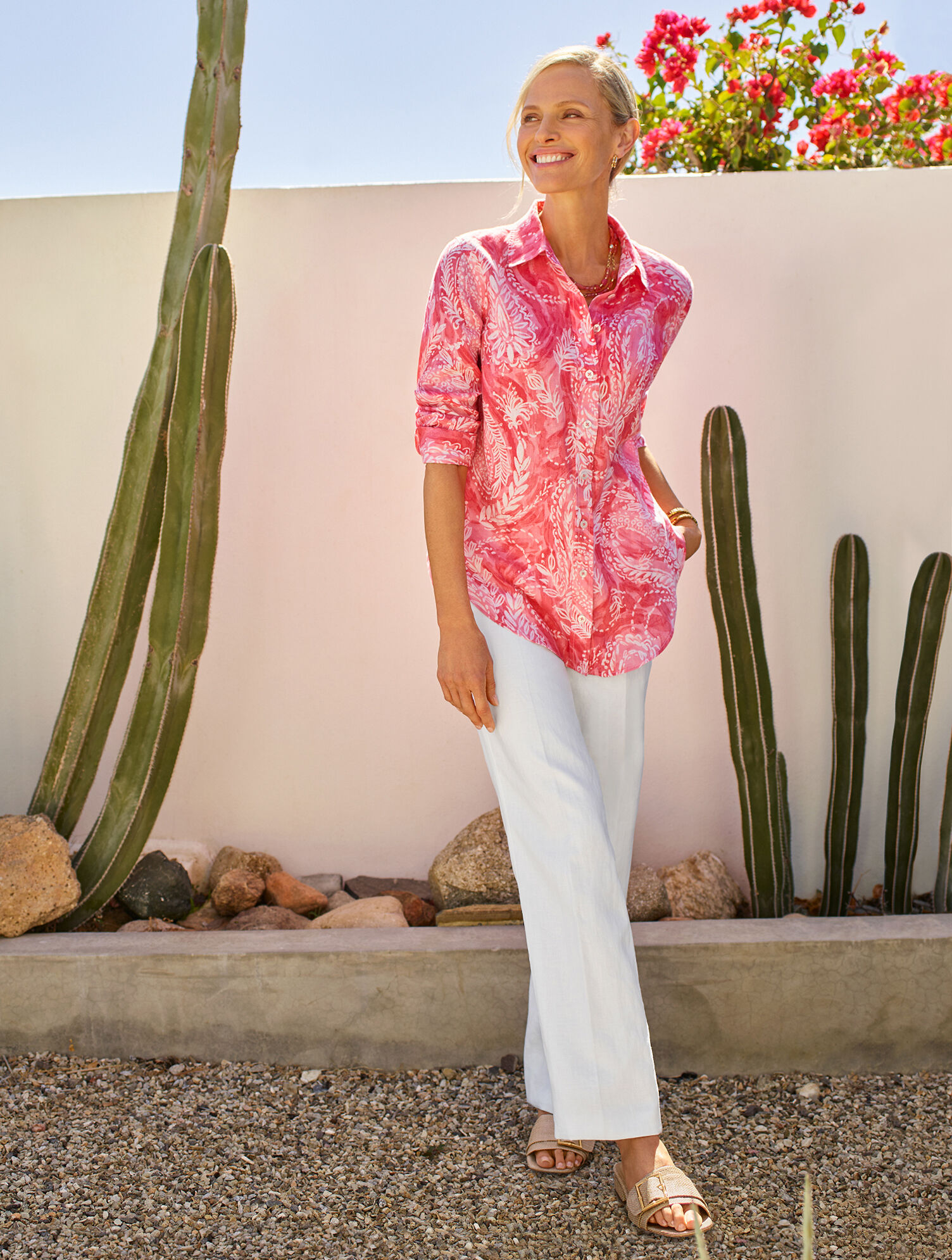 Talbots Southampton Pants - Lined - Linen | Talbots display picture 1