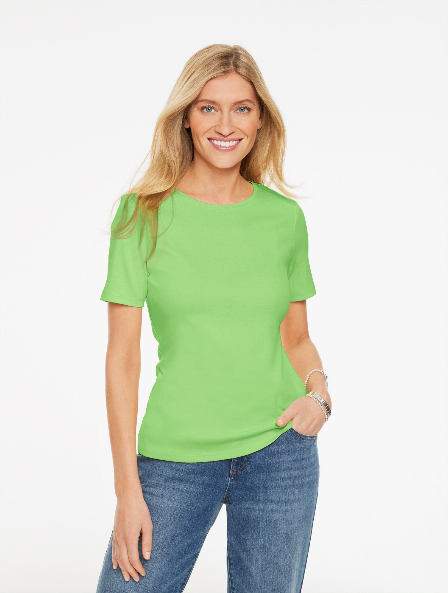 Pima Cotton Crewneck Tee