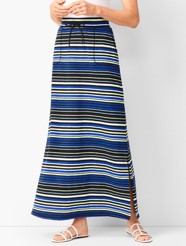 Stripe Maxi Skirt Talbots