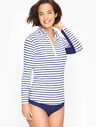 Cabana Life&reg; Essential Swim Shirt - Stripe