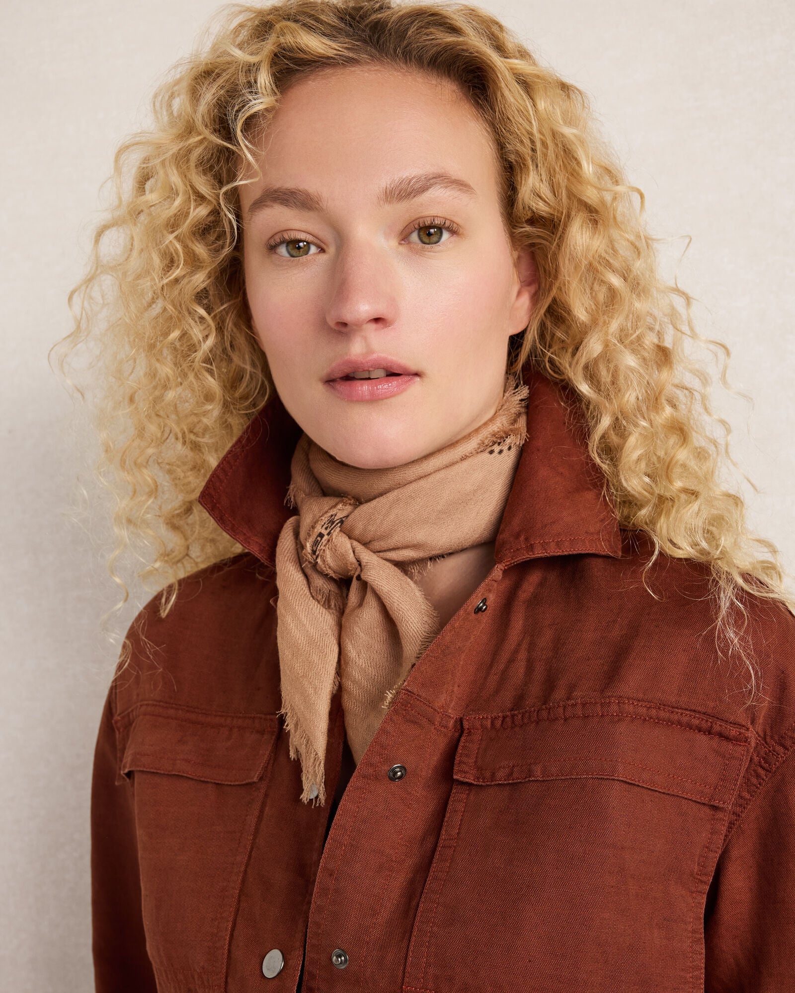 Linen Blend Dobby Field Jacket | Haven Well Within