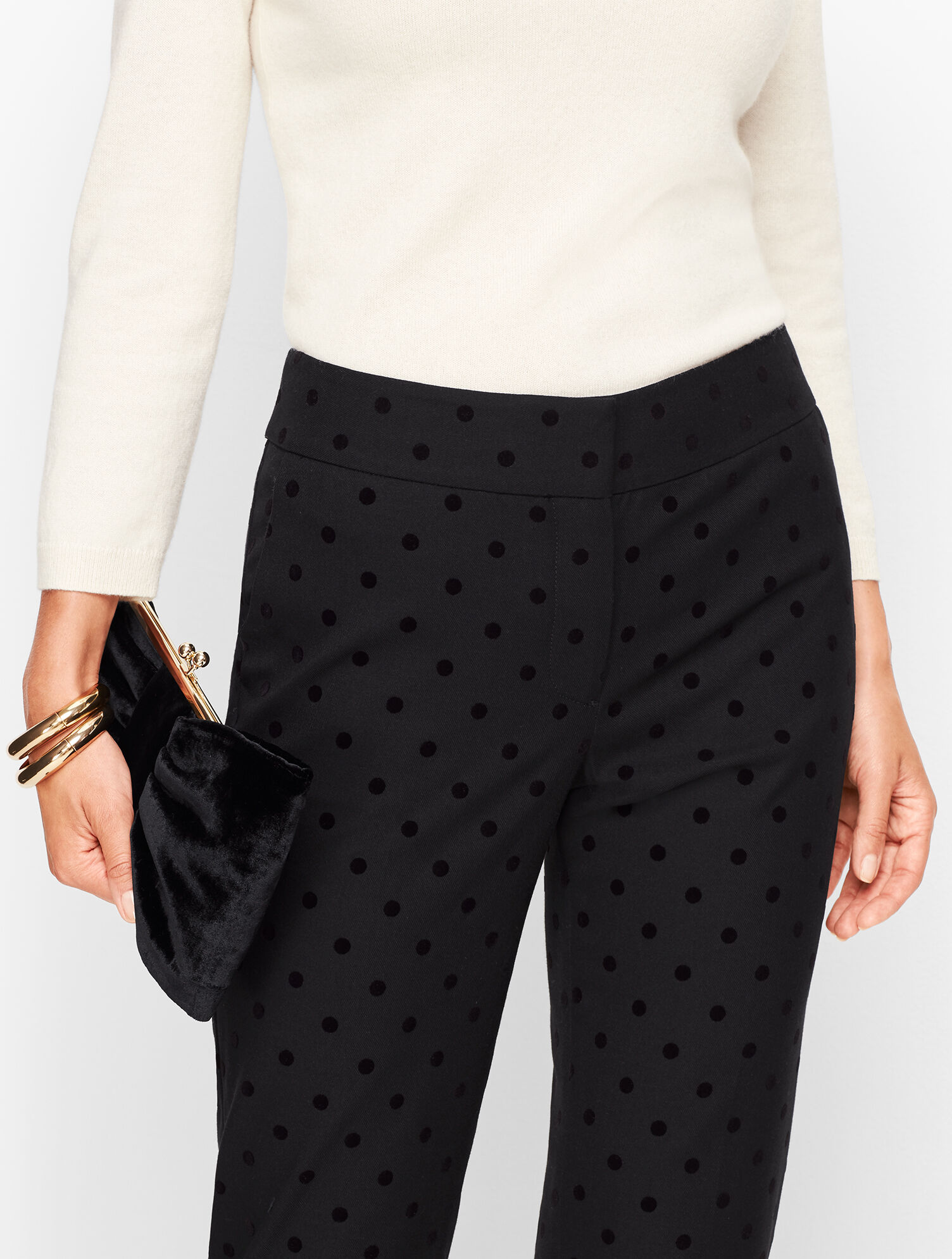 Talbots Hampshire Ankle Pants - Dot | Talbots