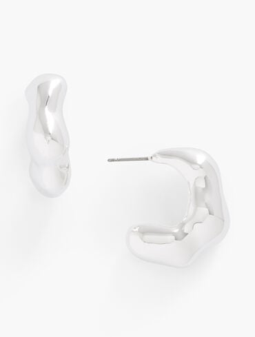 Sculptural Hoop Earrings