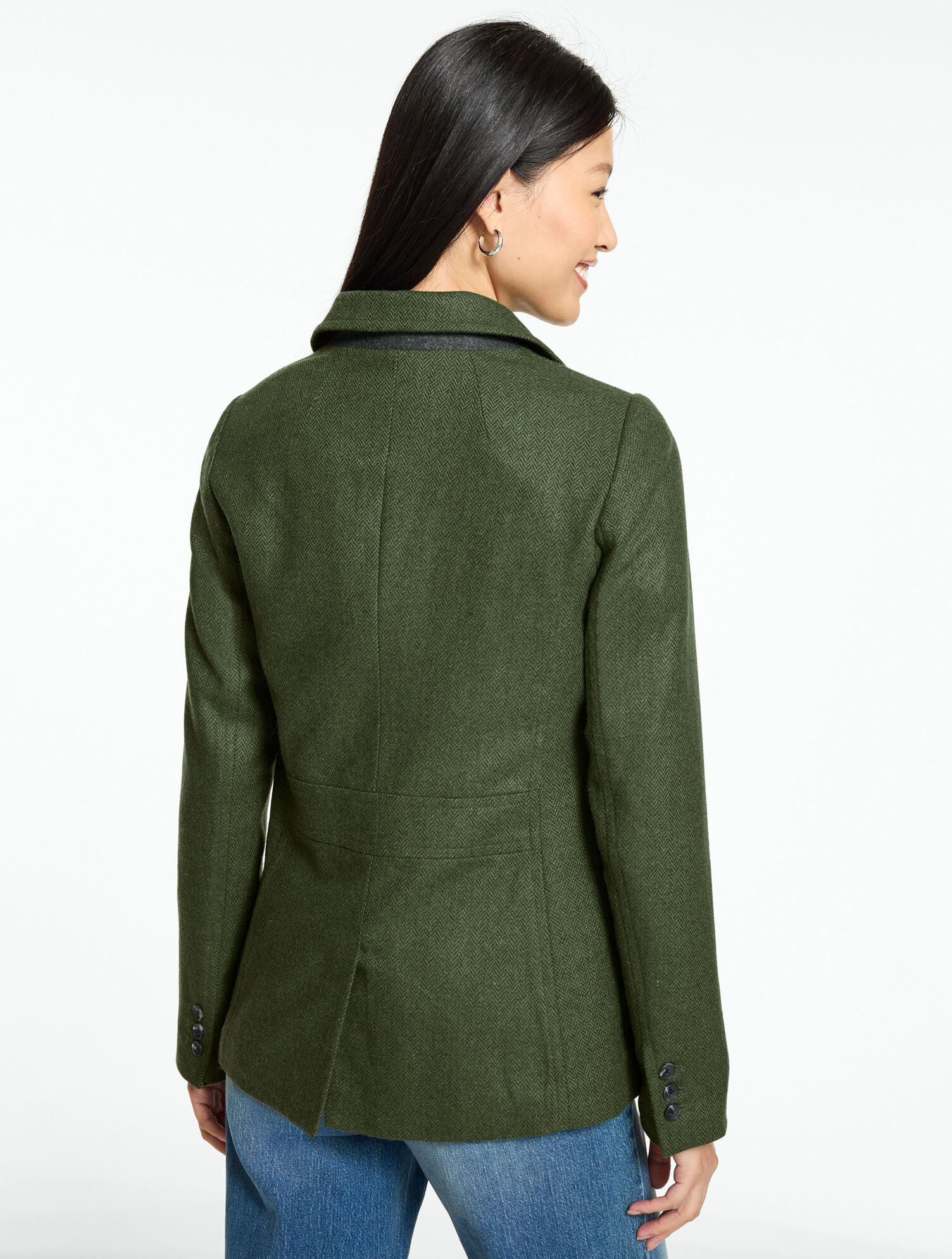 Classic Shetland Blazer - Herringbone - thumbnail 3